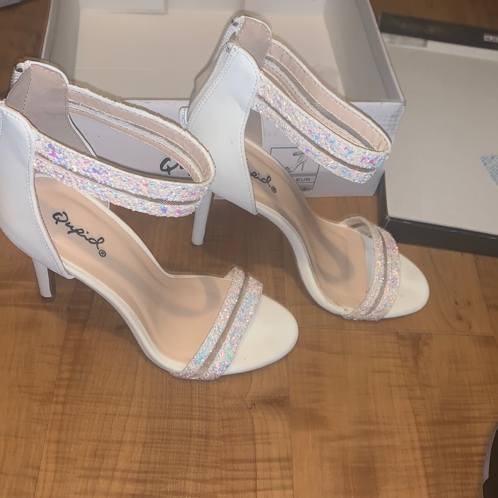 Women white high heels